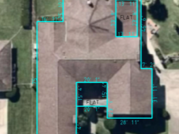 aerial roof measurement