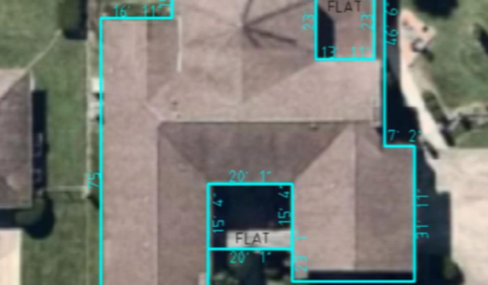 aerial roof measurement
